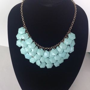 3 Strand Turquoise Color Necklace